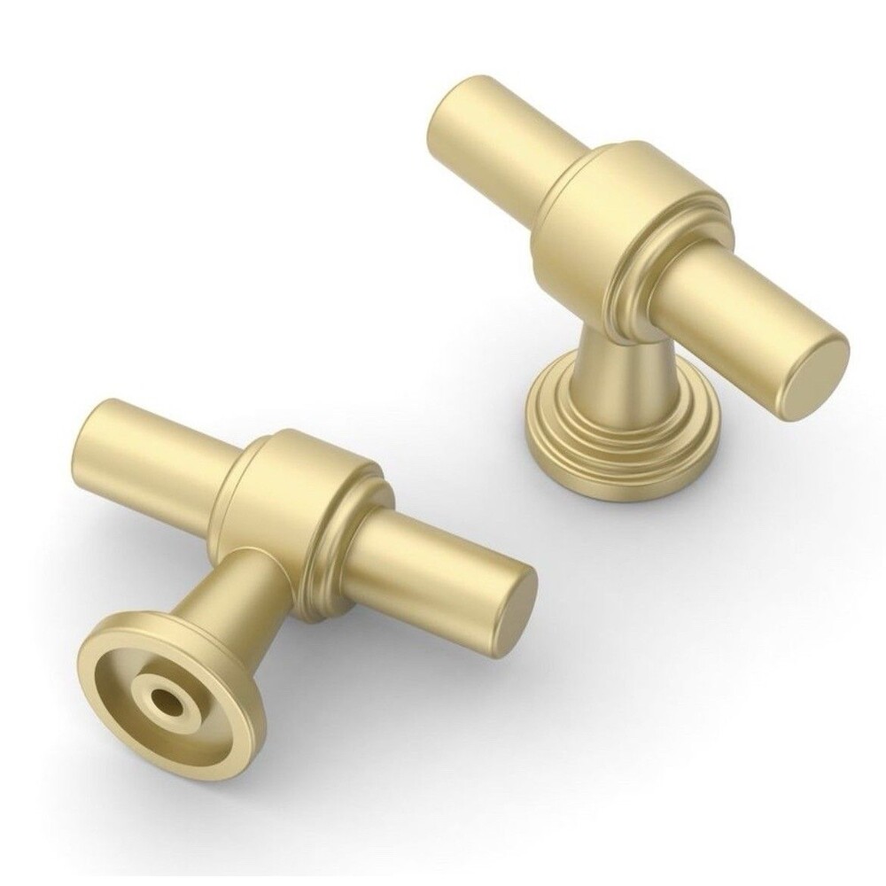 10 Pack Brushed Gold Kitchen Cabinet Knobs Dresser Knobs Drawer Knobs Cabinet...